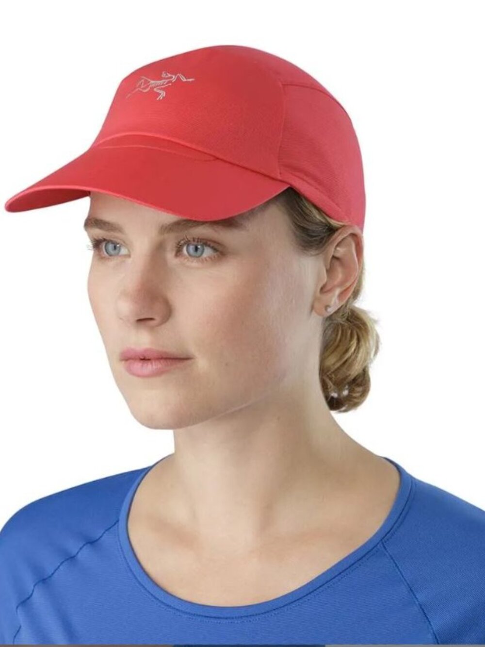 Arc'teryx Motus Hat Trekkinn Pink UPF25 Running Cycling Cap - Picture 6 of 7